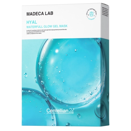 Centellian24 - Hyal Waterfull Glow Gel Mask - Mitrinošu Hidrogēla Sejas Masku Komplekts - 5x22ml