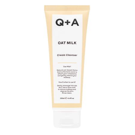 Q+A - Oat Milk Cream Cleanser - Krēmveida mazgāšanas emulsija ar auzu pienu - 125ml