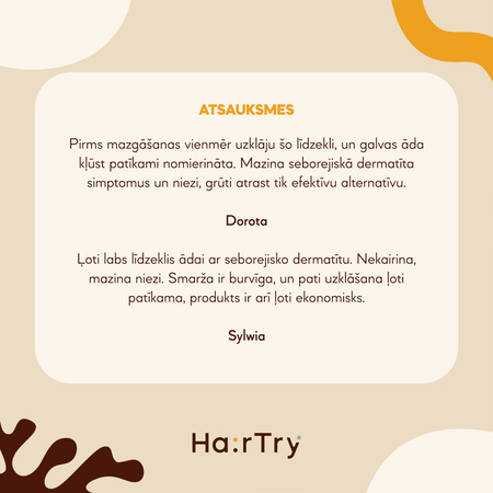 HairTry - Hydrate Hero - Mitrinošs un Nomierinošs Losjons Galvas Ādai ar NMF Kompleksu un Ektīnu - 100ml