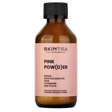 SkinTra - Pink Pow(d)er - Daudzfunkcionāls Attīrošs Pulveris ar Enzīmiem un Māliem - 40g