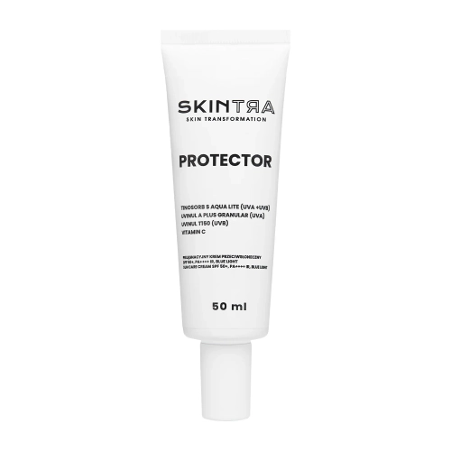 SkinTra - Protector - Kopjošs sules aizsargkrēms SPF 50+/PA++++, IR, BLUE LIGHT - 50ml
