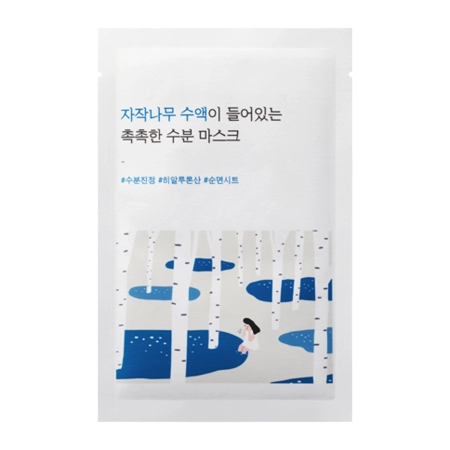 Round Lab - Birch Juice Moisturizing Mask - Bērzu Sulas Mitrinošā Auduma Maska - 25ml