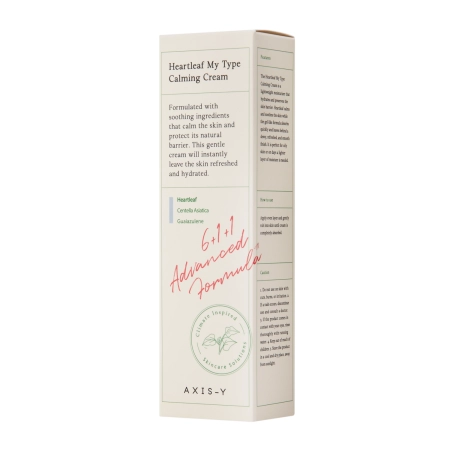 Axis-y - Heartleaf My-Type Calming Cream - Viegls Želejas Krēms Sejai - 60ml