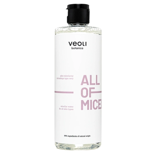 Veoli Botanica - ALL OF MICELLAR - Maigs Micelārais Ūdens Visiem Ādas Tipiem - 500ml