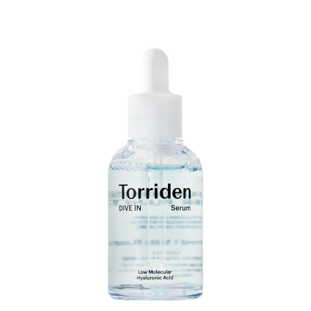 Torriden - Dive-In - Low Molecule Hyaluronic Acid Serum - Mitrinošs Serums ar Zemas Molekulmasas Hialuronskābi un Keramīdiem - 50ml