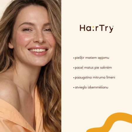 HairTry - Push Up - Šampūns Matu Elastībai un Apjomam - 500ml