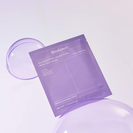 Biodance - Rejuvenating Caviar PDRN Real Deep Mask - Kolagēna Maska Sejai ar PDRN - 1gab/34g