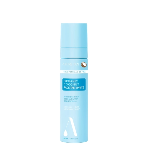 Azure Tan - Organic Coconut - Pakāpeniski Tonējoša Migiņa Sejai ar Kokosriekstu Ūdeni - 100ml