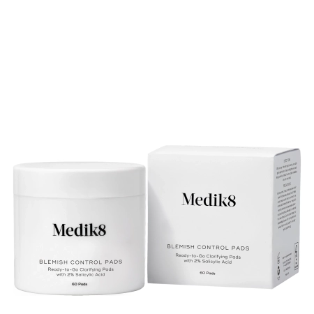 Medik8 - Blemish Control Pads - Ready-to-Go Clarifying Pads -  Bezspirta Nolobošas Plāksnītes Problematiskai Ādai - 60gab.