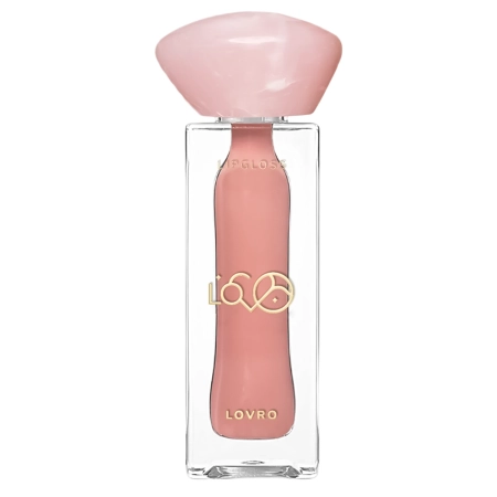 LOVRO - Bloomlight Lipgloss - Apjomu Palielinošs Lūpu Spīdums ar Atvēsinošu Efektu - 04 Nude Muse - 5,5g