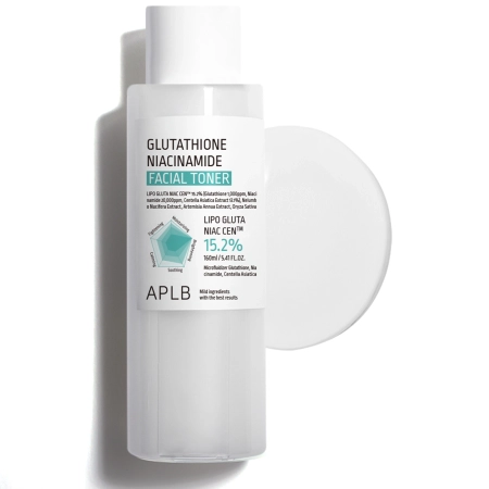 APLB - Glutathione Niacinamide Facial Toner - Izgaismojošs Toniks Sejai - 160ml
