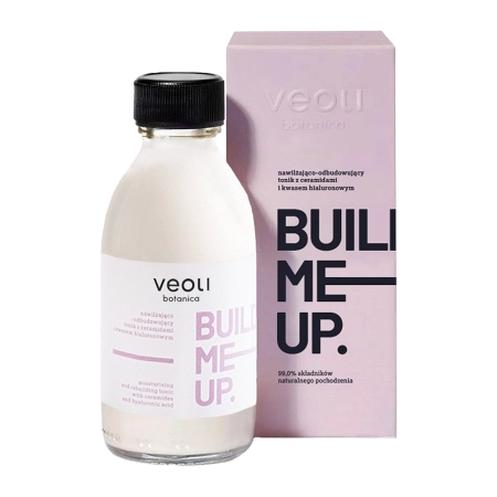 Veoli Botanica - Build Me Up - Mitrinošs un Atjaunojošs Toniks ar Keramīdiem un ialuronskābi - 150ml