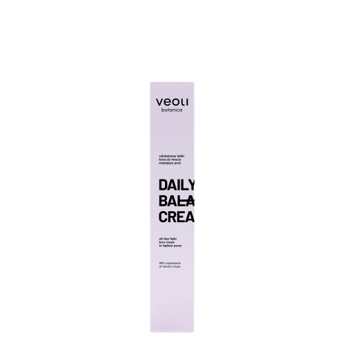 Veoli Botanica - Daily Balance Cream - Daudzfunkcionāls Viegls Sejas Krēms Poru Sašaurināšanai - 75ml