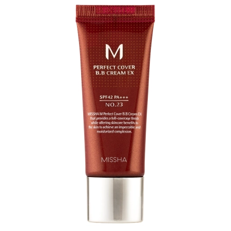 Missha - M Perfect Cover BB Cream SPF42/PA+++ - Nosedzošs BB krēms - No.23 Natural Beige - 20ml