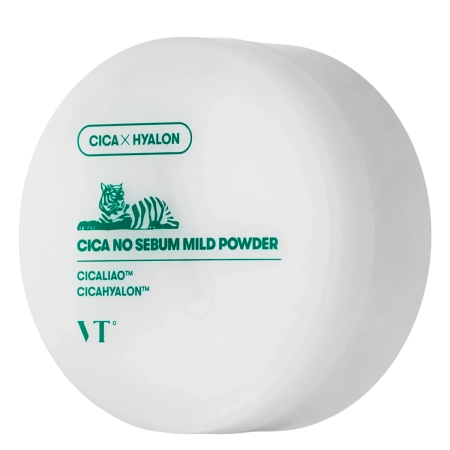 VT Cosmetics - Cica No-Sebum Mild Powder - Matējošs Sejas Pūderis - 5g