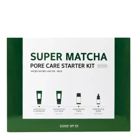 Some By Mi - Super Matcha Pore Care - Starter Kit - Kosmētikas komplekts paplašinātām porām
