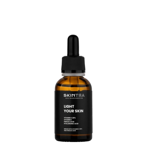 SkinTra - Light Your Skin - Serums ar 20% C Vitamīnu un Ferulskābi - 30ml