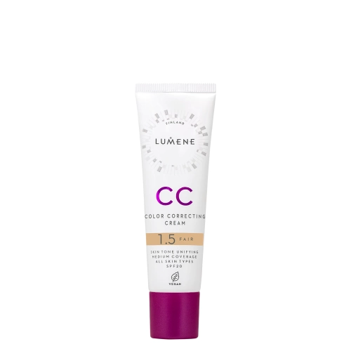 Lumene - CC Color Correcting Cream SPF 20 - Korektējošs CC Krēms - 1,5 Fair - 30ml