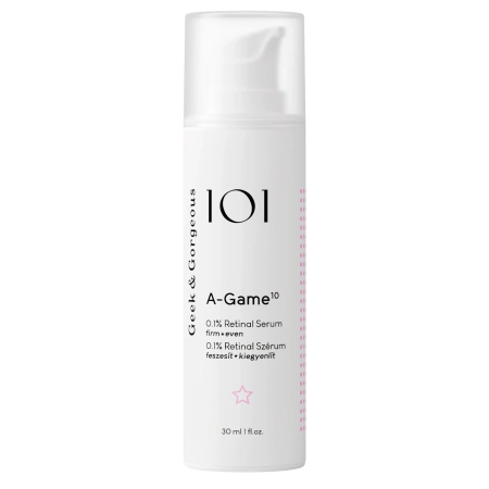 Geek & Gorgeous - A-Game 10 - Serums ar 0,1% Retinālu - 30ml