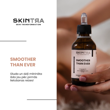 SkinTra - Smoother Than Ever - Serums ar 12% Pienskābi Ķermenim un Sejai - 100ml