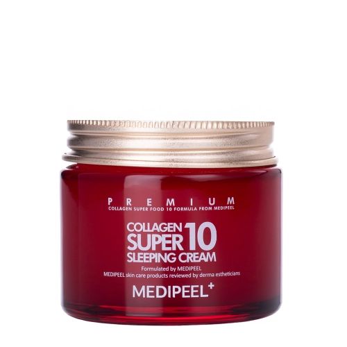 Medi-Peel - Collagen Super10 Sleeping Cream - Pretgrumbu Nakts Sejas Krēms ar Kolagēnu - 70ml