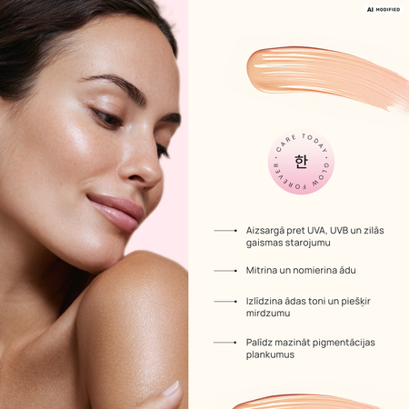 HanGlow - PerfecTone - Tinted Sunscreen SPF 50+ - Tonējošs Krēms ar Aizsargfiltru - 01 - 50 ml