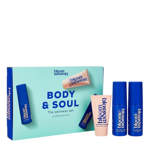 Bloom & Blossom - Body & Soul - The Wellness Set - Mini Produktu Komplekts Ķermeņa Kopšanai - 50ml+40ml+25ml