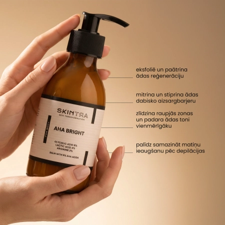 SkinTra - AHA Bright - Balzams ar AHA Skābēm 9% - 200ml