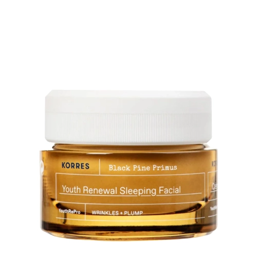 Korres - Black Pine Primus Sleeping Facial - Pretgrumbu Nakts Krēms Sejai - 40ml
