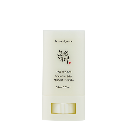 Beauty of Joseon - Matte Sun Stick Mugwort + Camelia SPF50+/PA++++ - Matēts Saules Aizsardzības Zīmulis - 18g