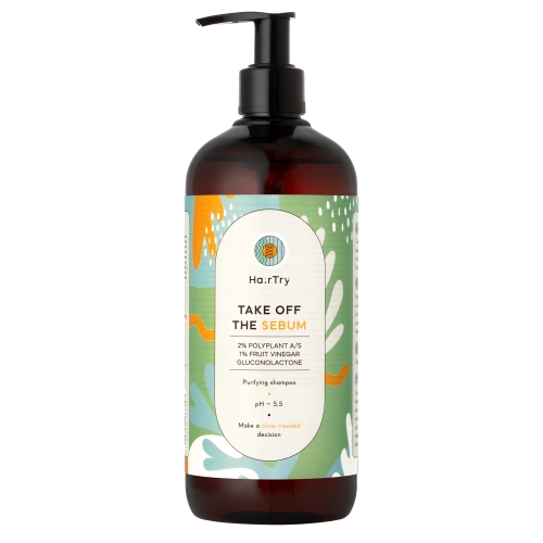 HairTry - Take Off The Sebum - Attīrošais Šampūns - 500ml