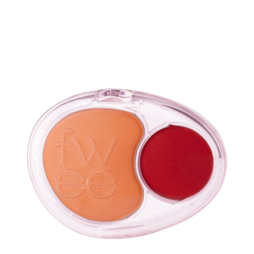 Fwee - Mellow Dual Blusher - Divu Toņu Vaigu Sārtums - RD02 Another Me - 7,2g