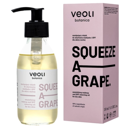 Veoli Botanica - Emulģējoša Eļļa Grima un SPF Noņemšanai Sausai Ādai - 150ml