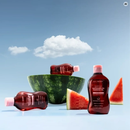 Bali Body - Watermelon Tanning Oil SPF50 - Sauļošanās Eļļa ar Arbūza Ekstraktu - 100ml