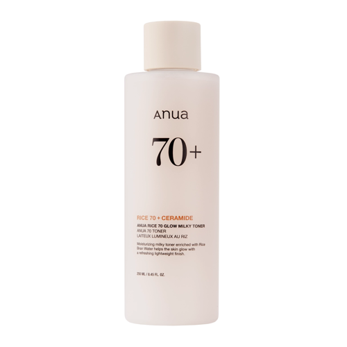 Anua - Rice 70 Glow Milky Toner - Mitrinošs Rīsu Toniks Sejai - 250ml
