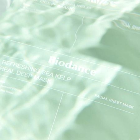 Biodance - Refreshing Sea Kelp Real Deep Mask - Nomierinoši-Mitrinoša Sejas Maska - 1 gab./34g