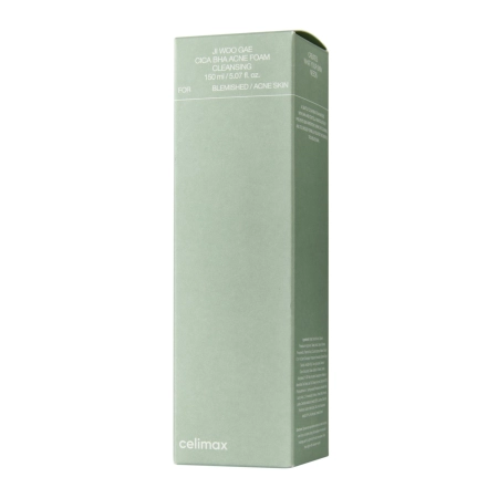 Celimax - Ji.Woo.Gae Cica BHA Acne Foam Cleansing - Attīrošas Putas Ādai ar Akni - 150ml
