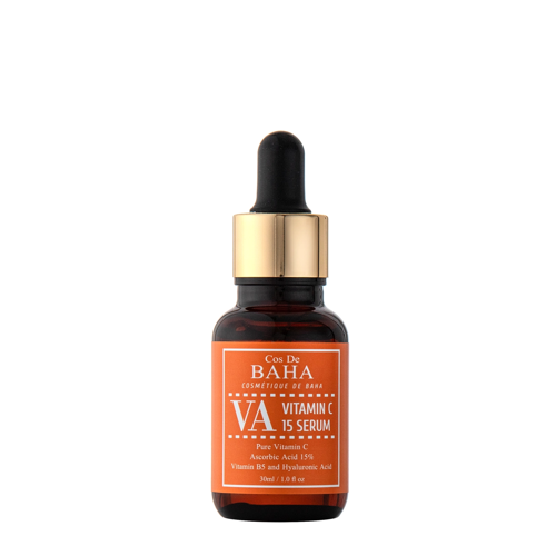 Cos De Baha - VA Vitamin C Serum Ascorbic Acid - Serums ar 15 % Askorbīnskābi - 30ml