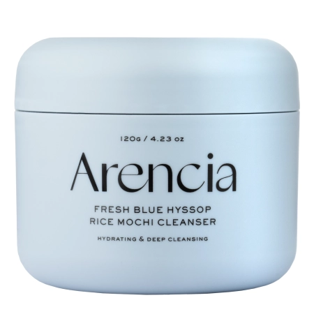 Arencia - Fresh Blue Hyssop Rice Mochi Cleanser - Mitrinoša sejas attīrošā pasta - 120g - Fresh Blue Hyssop Rice Mochi Cleanser - Mitrinoša Sejas Tīrīšanas Pasta - 120g