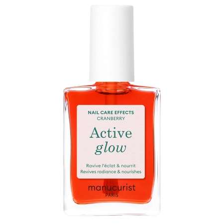 Manucurist - Active - Active Glow - Kopjoša Laka 2in1 - Cranberry - 15ml