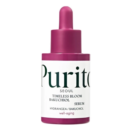 Purito Seoul - Timeless Bloom Bakuchiol Serum - Pretgrumbu Serums ar Bakučiolu - 30ml