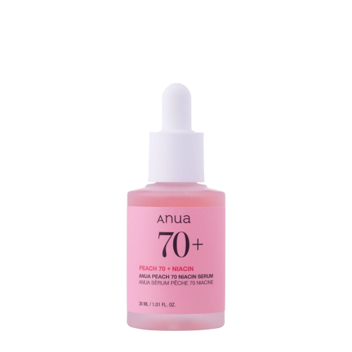 Anua - Peach 70% Niacinamide Serum - Izgaismojošs Serums ar 70% Persiku Ekstraktu - 30ml