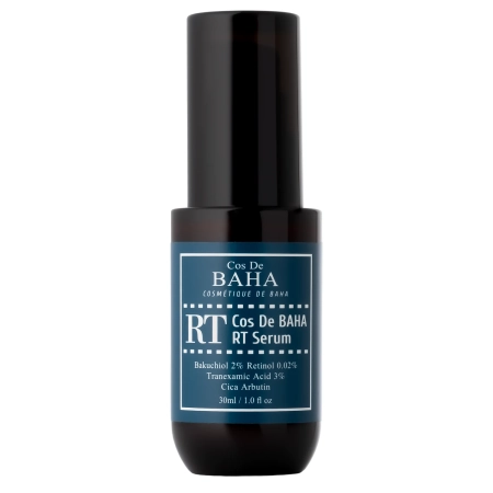 Cos De BAHA - Retinol Tranexamic Serum (RT) - Izgaismojošs Serums ar Retinolu un Traneksamīnskābi - 30ml