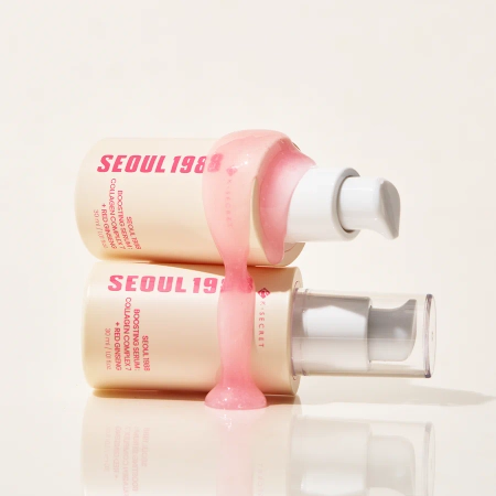 K-SECRET - SEOUL 1988 Boosting Serum : Collagen Complex 7 + Red Ginseng - Serums ar Kolagēnu un Žeņšeņa Ekstraktu - 30ml