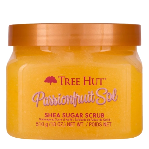Tree Hut - Shea Sugar Scrub Passionfruit Sol - Marakujas Cukura Skrubis Ķermenim - 510g