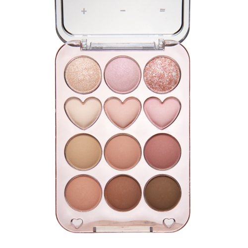 Colorgram - Pin Point Eyeshadow Palette - Acu Ēnu Palete - 02 Pink + Mauve - 9,9g