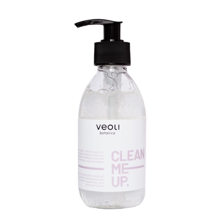 Veoli Botanica - Clean Me Up - Attīroša un Atsvaidzinoša Sejas Mazgāšanas Želeja - 190ml