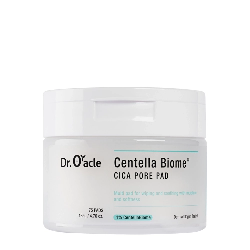 Dr.Oracle - Centella Biome Cica Pore Pad - Nomierinošie Spilventiņi Sejai - 135g