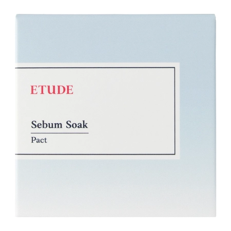 Etude House - Sebum Soak Pact - Matējošs Kompaktais Pūderis - 9,5g