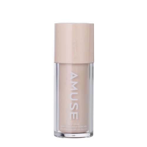 Amuse - Dew Wear Foundation SPF50 PA++++ - Tonālais Krēms ar Gela Konsistenci  - 01 Pure - 35ml
